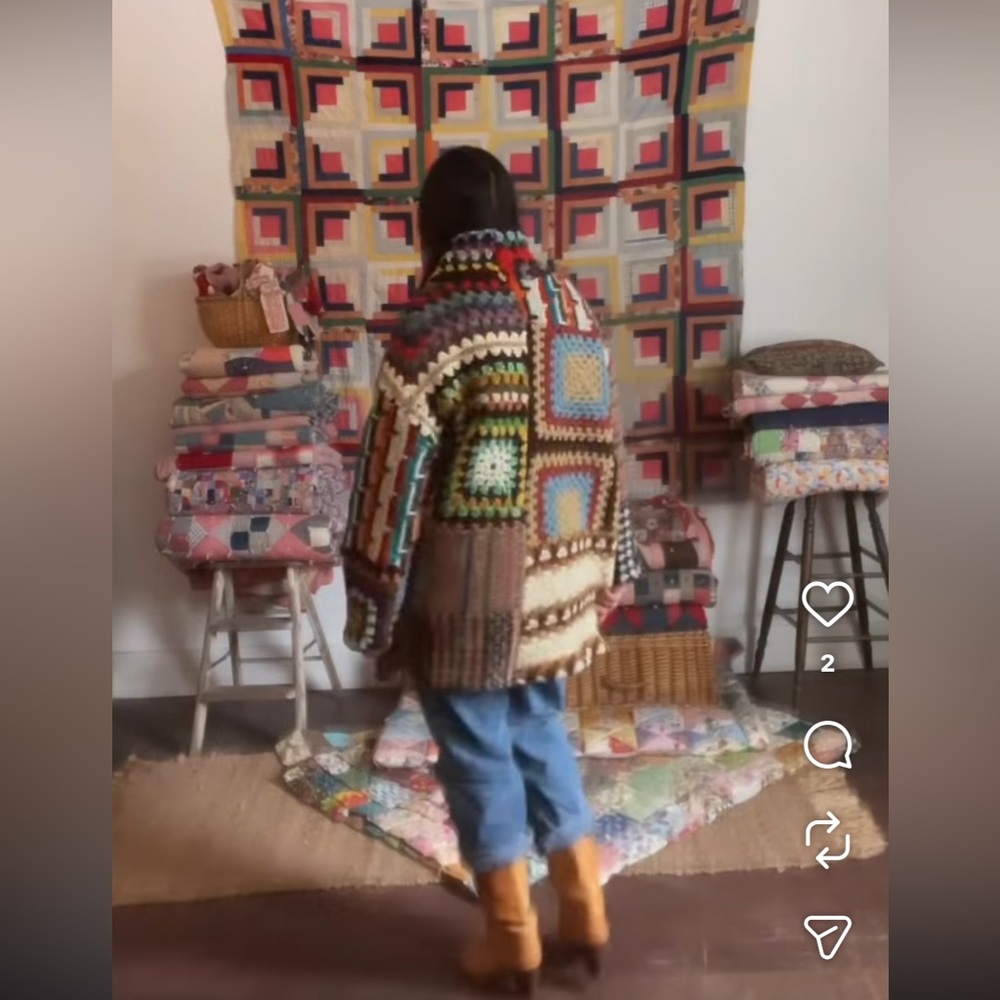 the honeybea shop Patchwork Pullover sweater - image 6